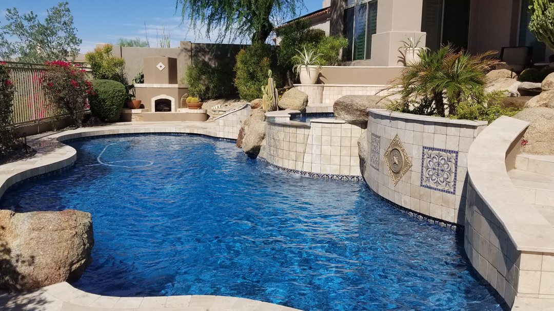 Cave Creek Custom Saltwater Pool Build